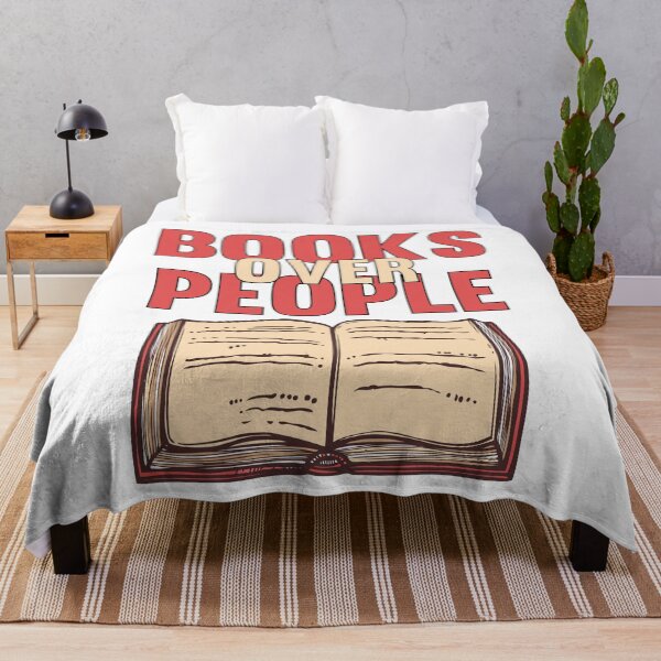 Item preview, Books Over People,funny Books Lover,Funny Literature,funny Reading designed and sold by adnane4off.