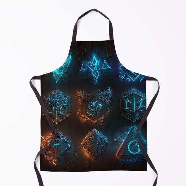 Item preview, 8K Fantasy Mythical Glowing Runes: Enchant Your Collection designed and sold by Zovermind.