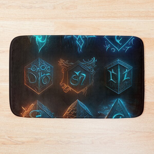 Item preview, 8K Fantasy Mythical Glowing Runes: Enchant Your Collection designed and sold by Zovermind.