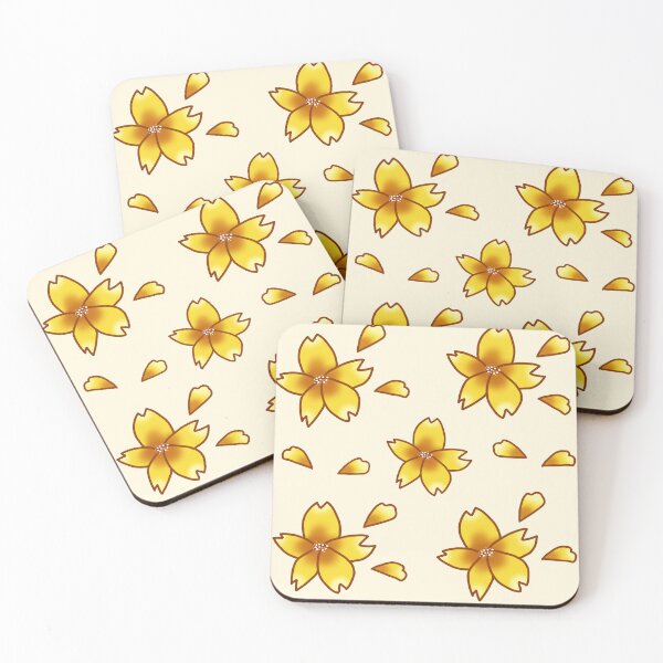 Item preview, Sakura Cherry Blossom Flower - Yellow designed and sold by Photoshop Is My Passion.