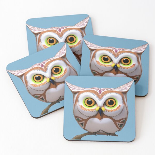 Item preview, Owl alebrije, AI art designed and sold by Dendros-Studio.