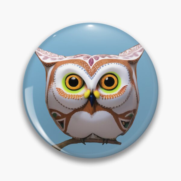 Item preview, Owl alebrije, AI art designed and sold by Dendros-Studio.