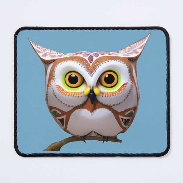 Item preview, Owl alebrije, AI art designed and sold by Dendros-Studio.