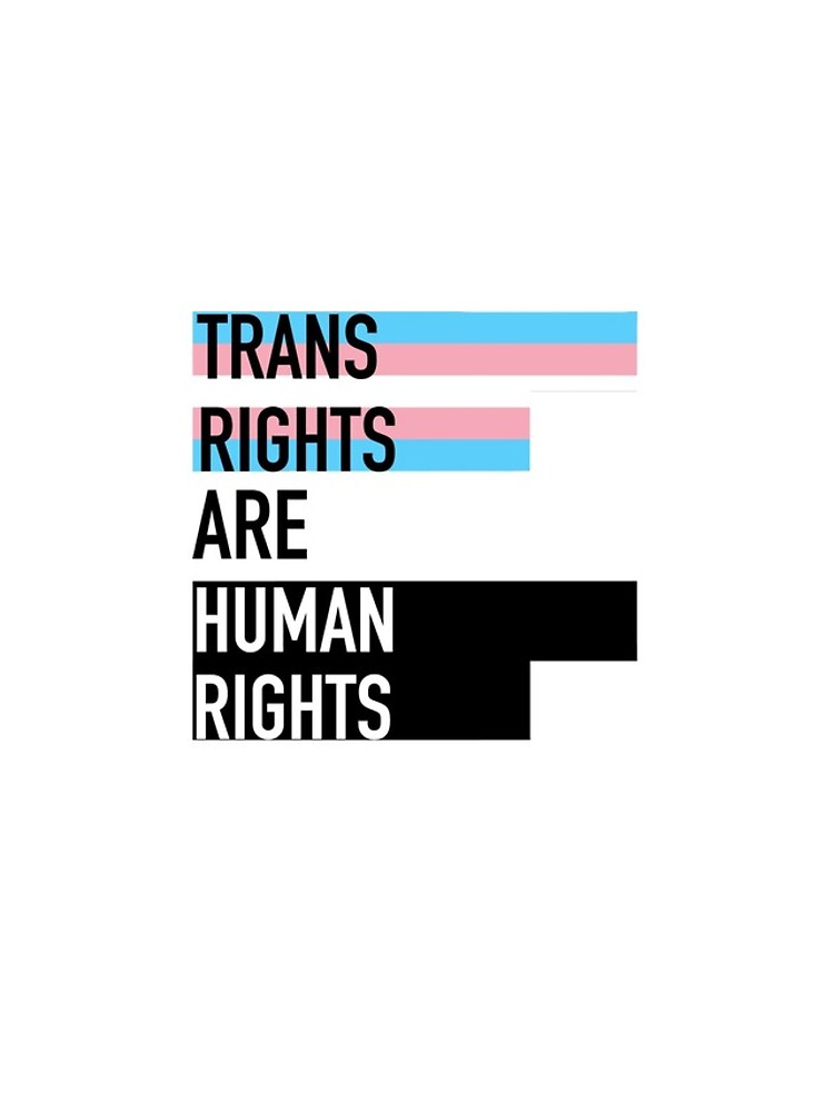 Thumbnail 4 of 4, iPhone Case, Trans Rights Are Human Rights designed and sold by tojustbe.