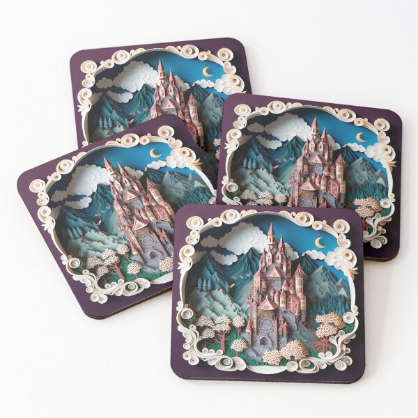 Item preview, Original art 3D Paper Cutting Fairytale Castle designed and sold by 3 CITIES.