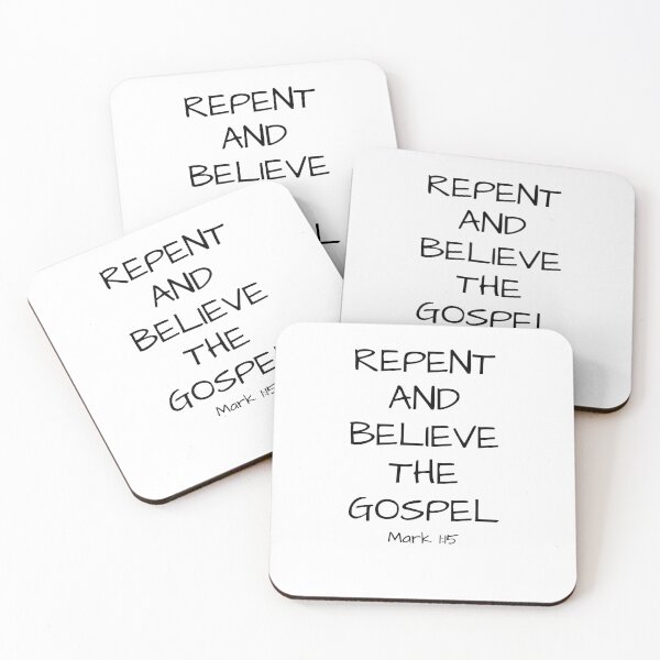 Item preview, Repent and Believe - Mark 1:15 designed and sold by GospelWork.