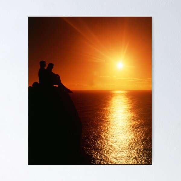 Item preview, COUPLE STARING AT THE SUNSET  designed and sold by MJ96-PRO.