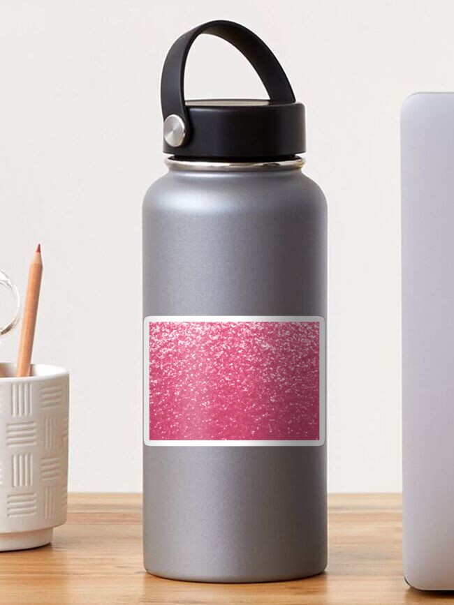 Bling Pink Stainless Steel Water Bottle