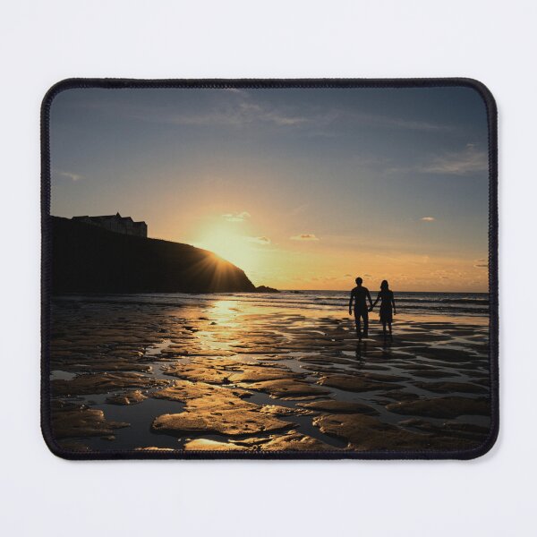 Item preview, Poldhu  sunset,beach walking designed and sold by kathleenjean.