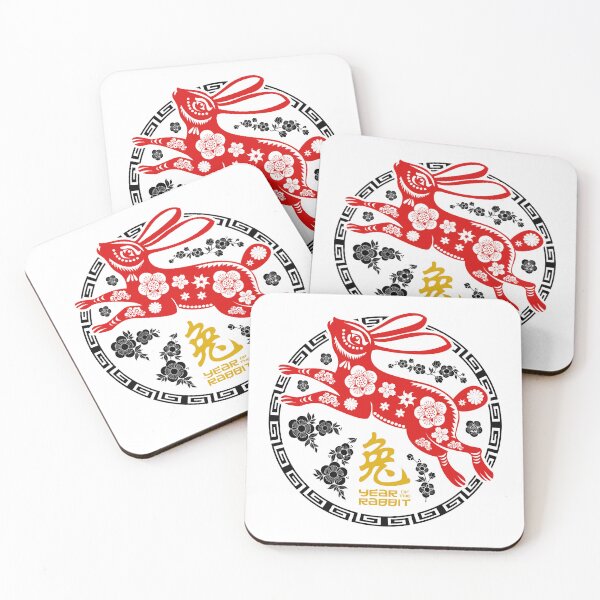 Item preview, Year Of The Rabbit Chinese New Year 2023 designed and sold by designandclouds.