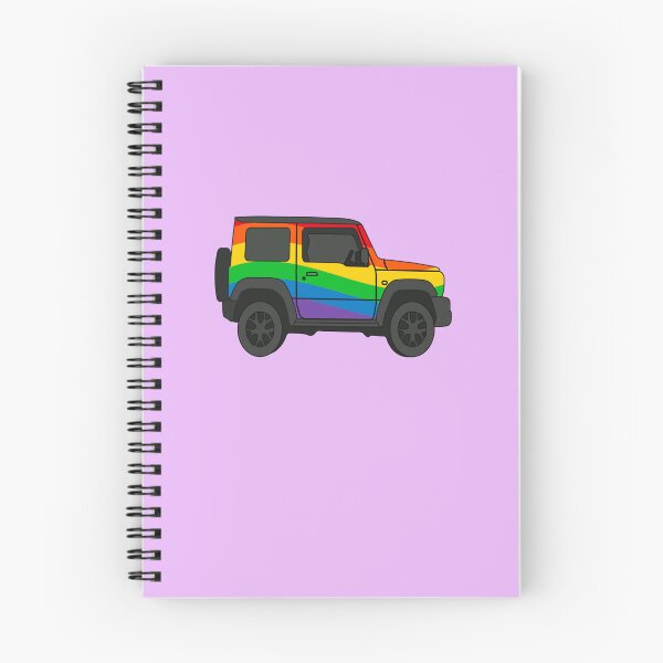 Item preview, Suzuki Jimny Pride Flag Side View designed and sold by stoicjimny.