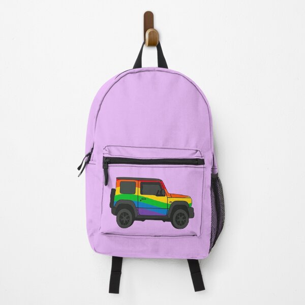 Item preview, Suzuki Jimny Pride Flag Side View designed and sold by stoicjimny.