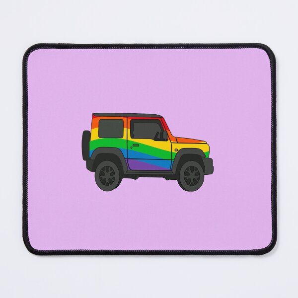 Item preview, Suzuki Jimny Pride Flag Side View designed and sold by stoicjimny.