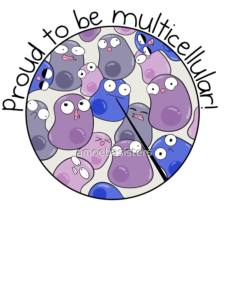 Thumbnail 2 of 2, Baby One-Piece, Proud to be Multicellular designed and sold by amoebasisters.