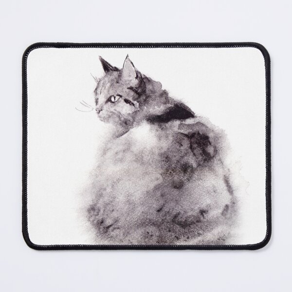 Item preview, Zen Design - Watercolor Cat Illustration designed and sold by ArtProvocation.