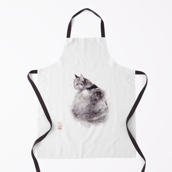 Item preview, Zen Design - Watercolor Cat Illustration designed and sold by ArtProvocation.