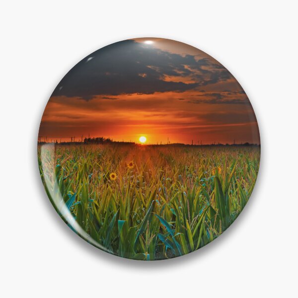 Item preview, SUNSET OVER THE SUNFLOWERS designed and sold by MJ96-PRO.