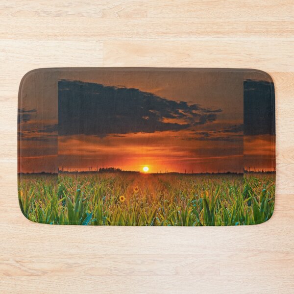 Item preview, SUNSET OVER THE SUNFLOWERS designed and sold by MJ96-PRO.