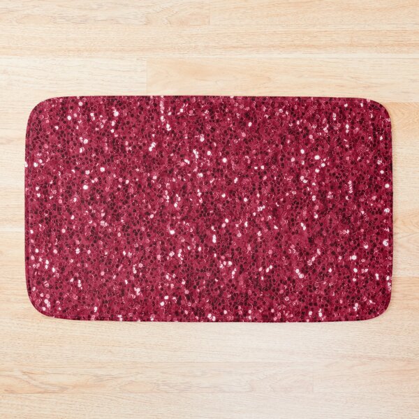 Artikelvorschau, Dunkelrosa-rote Kunstfunkeln, glitzernd, mädchenhaft, glamourös, rosa-lila-magentafarben, glänzendes Bling (Foto von Glitzer – nicht reflektierend) entworfen und verkauft von PLdesign.
