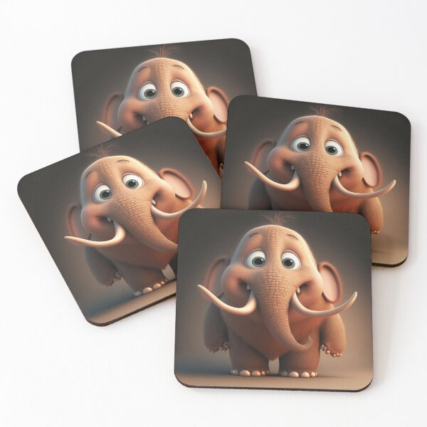 Item preview, Cute mammoth designed and sold by Olivier Dean.
