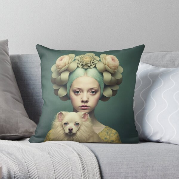 Joyful Companionship Throw Pillow