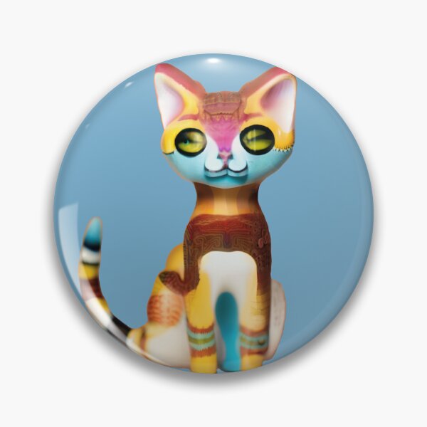 Item preview, Cat alebrije, AI art designed and sold by Dendros-Studio.
