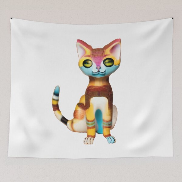 Item preview, Cat alebrije, AI art designed and sold by Dendros-Studio.