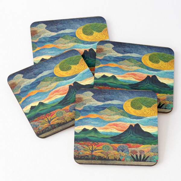 Item preview, Javanese Mountains designed and sold by Charlies-Artbox.