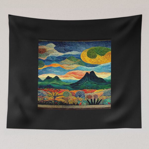Item preview, Javanese Mountains designed and sold by Charlies-Artbox.
