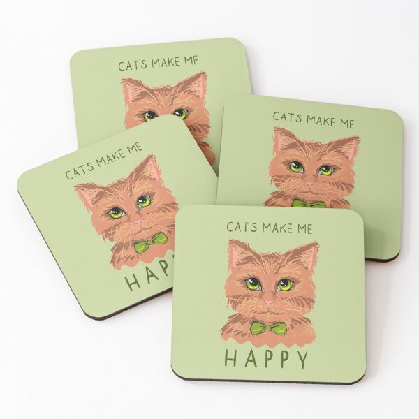 Item preview, Cats make me happy Orange Cat designed and sold by Fransyn.