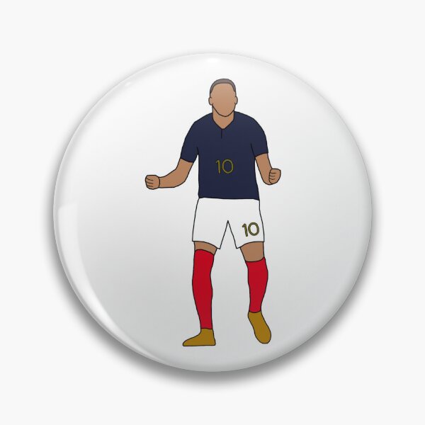 Item preview, Kylian Mbappe Jersey Art, France, Football Wall Art, Minimalist designed and sold by Fan-Shop.