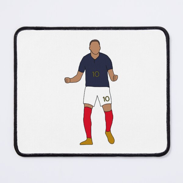 Item preview, Kylian Mbappe Jersey Art, France, Football Wall Art, Minimalist designed and sold by Fan-Shop.