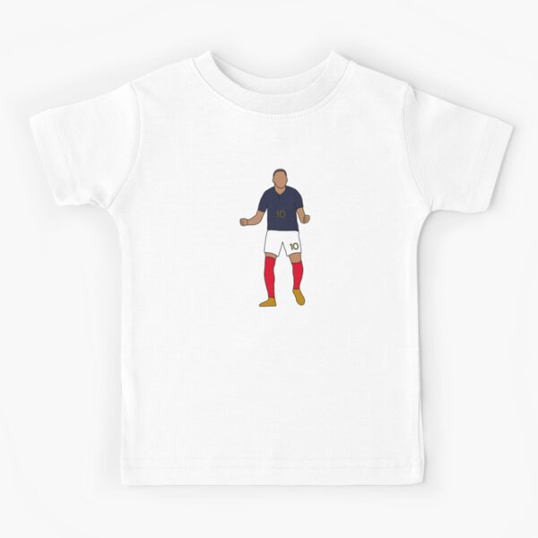 Kylian Mbappe minimalist illustration | Kids T-Shirt