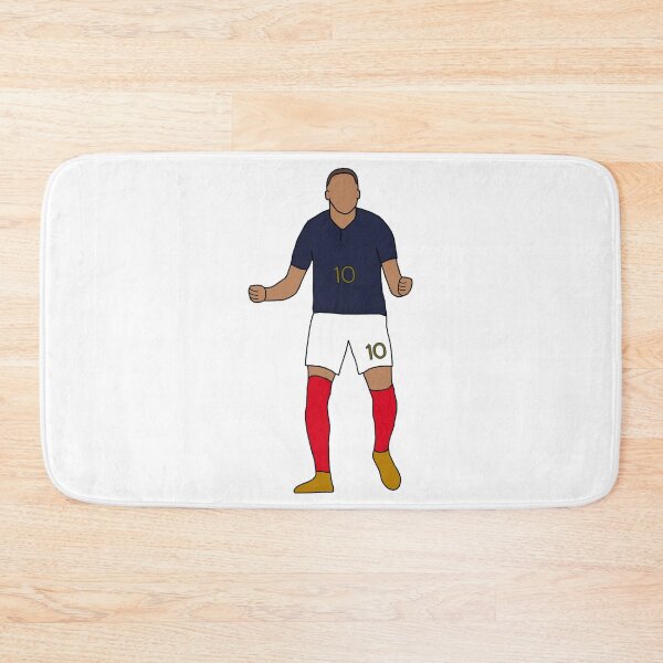 Item preview, Kylian Mbappe Jersey Art, France, Football Wall Art, Minimalist designed and sold by Fan-Shop.