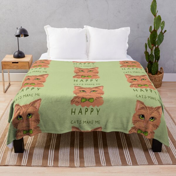 Item preview, Cats make me happy Orange Cat designed and sold by Fransyn.