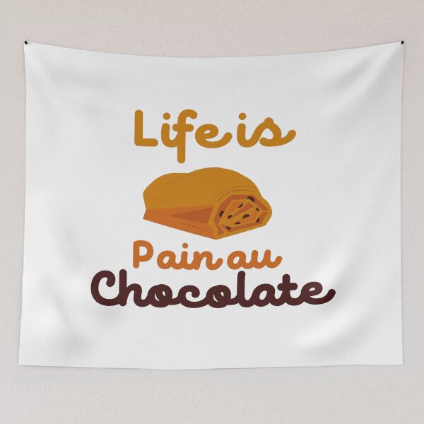 Item preview, Life Is Pain Au Chocolate designed and sold by Mikes22Store.