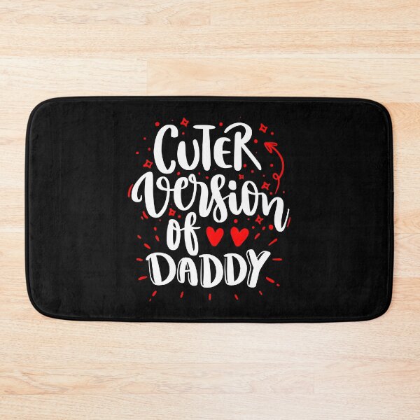 Item preview, Cuter Version of Daddy - White with red hearts designed and sold by jwebmarket.