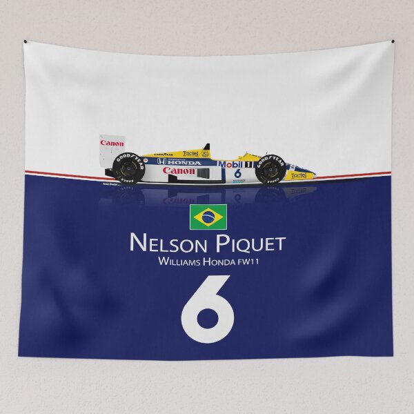 Item preview, Nelson Piquet - Williams FW11 designed and sold by JageOwen.