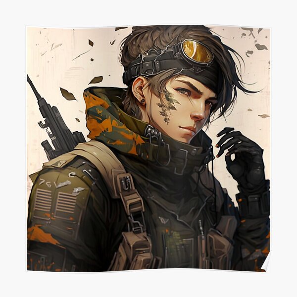 Military anime girl with weapon [Artist: Ndtwofives] - Original anime  characters - Waifu Clan [anime pics & digital art]