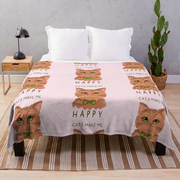 Item preview, Cats make me happy Orange Cat designed and sold by Fransyn.