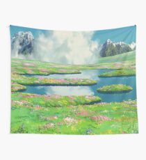 GHIBLI LANDSCAPE ANIME Wall Tapestry