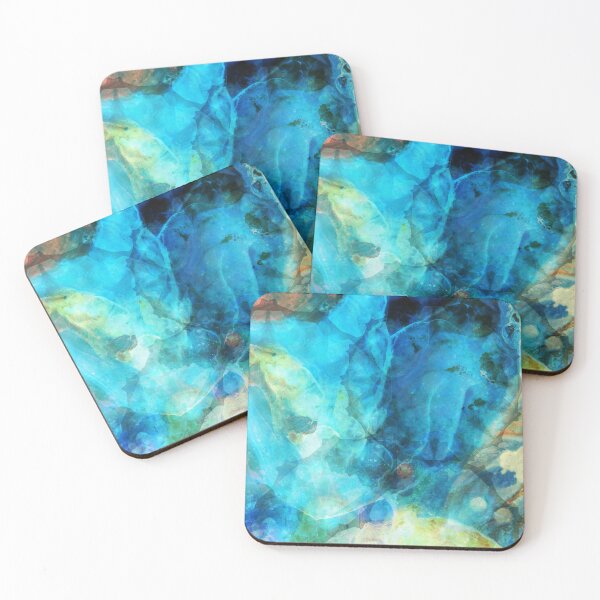 Item preview, Eternal Dark Blue Abstract Art by Sharon Cummings designed and sold by Sharon Cummings Art.