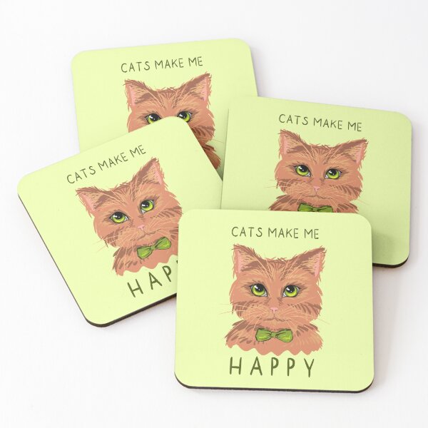 Item preview, Cats make me happy Orange Cat designed and sold by Fransyn.