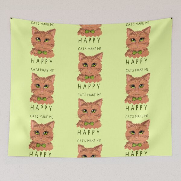 Item preview, Cats make me happy Orange Cat designed and sold by Fransyn.