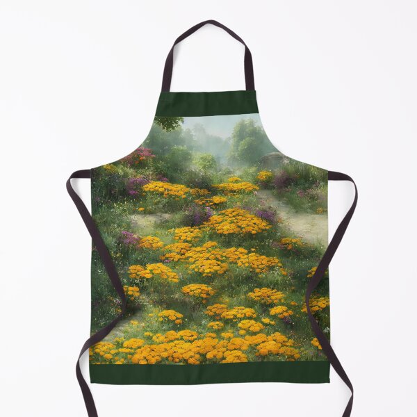 Item preview, Garden Full of Marigolds for October designed and sold by FamiliarPufferfish.