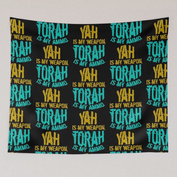 Item preview, Hebrew Israelite Clothing Yah Is My Weapon Judah Torah Gift designed and sold by Baudendistel.