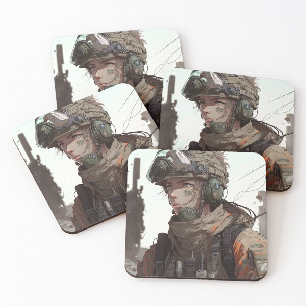 Item preview, Modern military anime designed and sold by lokirick.