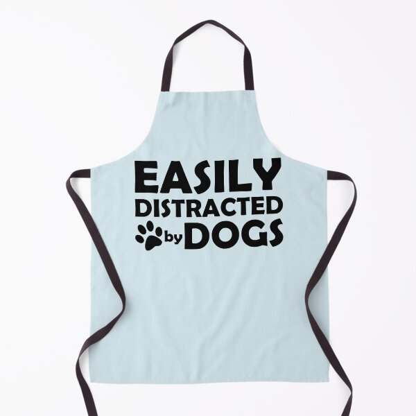 Item preview, Easily Distracted by Dogs Funny Saying designed and sold by ironydesigns.