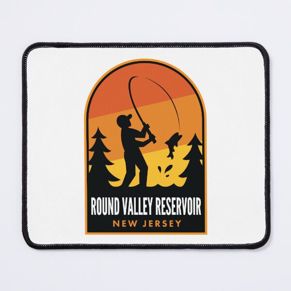 Item preview, Round Valley Reservoir New Jersey Fishing designed and sold by HalpinDesign.