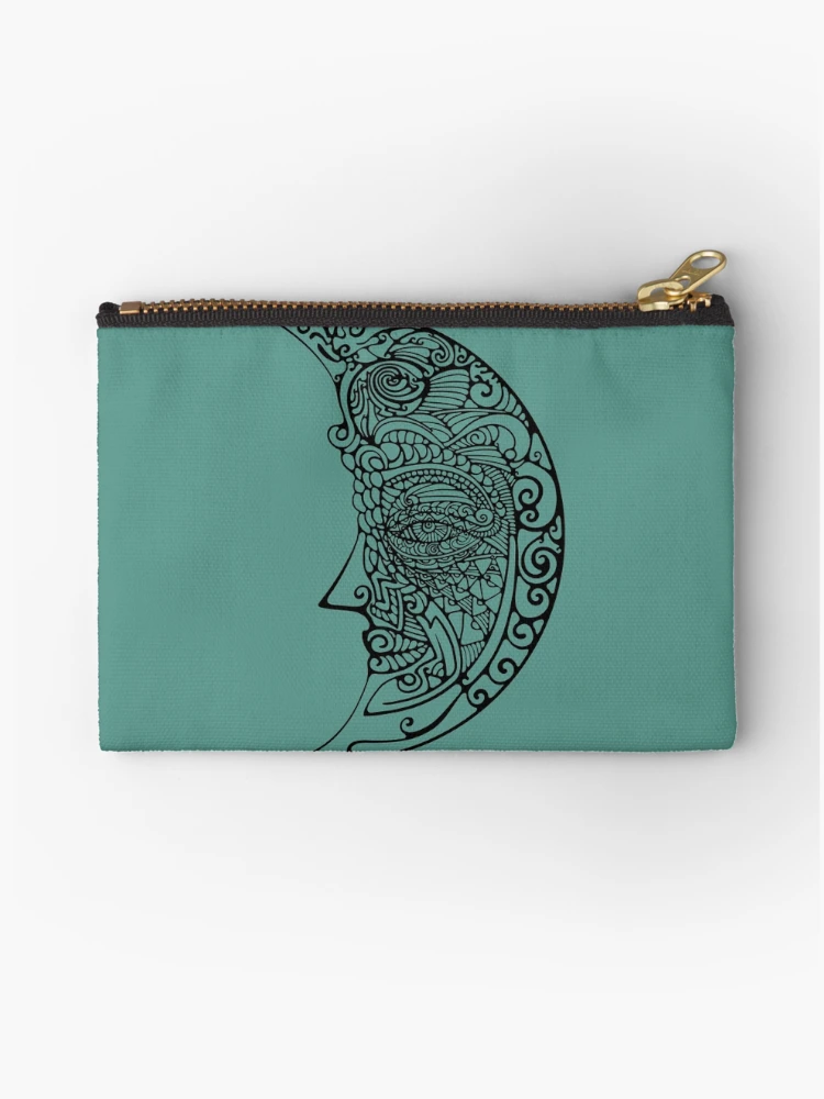 Thumbnail 1 of 4, Zipper Pouch, One moon designed and sold by Rif Khasanov.